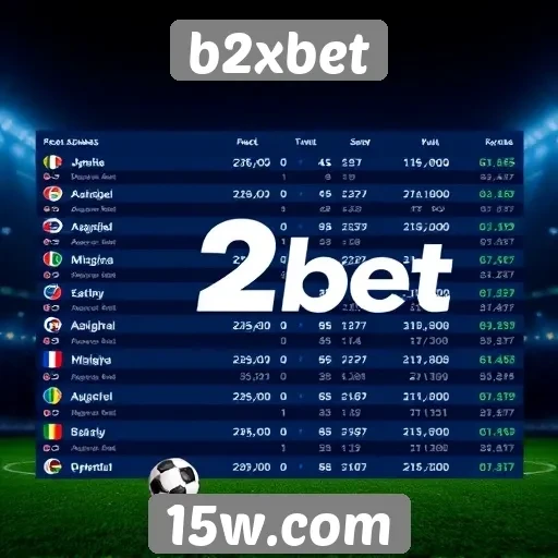 Comparativo de odds entre b2xbet e concorrentes